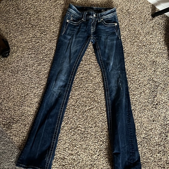 Miss Me jeans, Slightly worn, Few gems missing - Picture 5 of 5